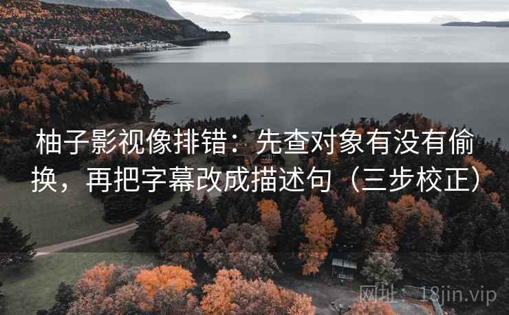 柚子影视像排错：先查对象有没有偷换，再把字幕改成描述句（三步校正）
